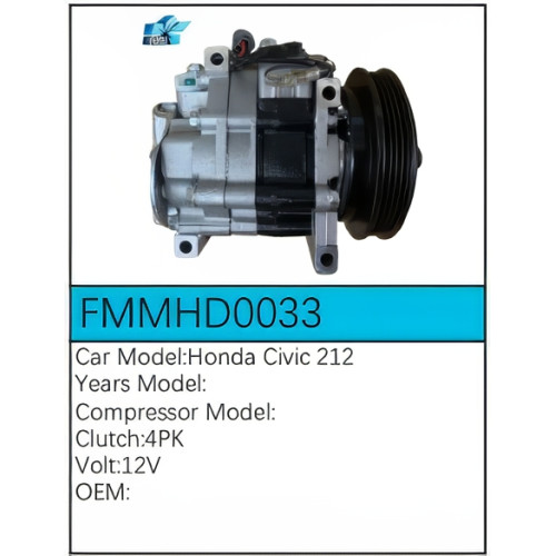 PartzBiz CE: -สำหรับคอมเพรสเซอร์ Honda - FMMHD0033 PartzBiz CE: -สำหรับคอมเพรสเซอร์ Honda - FMMHD0033