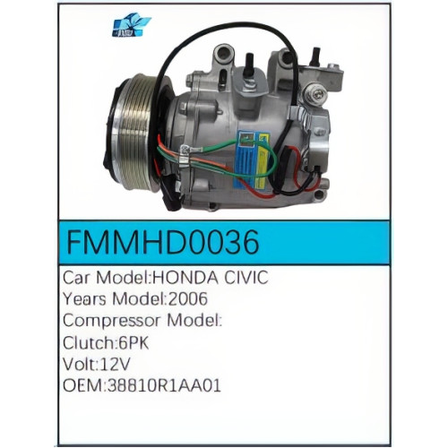 PartzBiz CE: -สำหรับคอมเพรสเซอร์ Honda - FMMHD0036 PartzBiz CE: -สำหรับคอมเพรสเซอร์ Honda - FMMHD0036