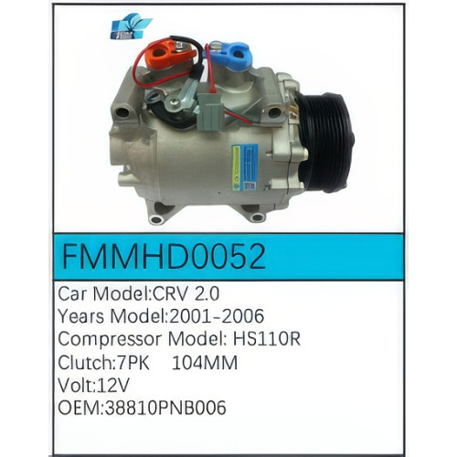 PartzBiz CE: -สำหรับคอมเพรสเซอร์ Honda - FMMHD0052 PartzBiz CE: -สำหรับคอมเพรสเซอร์ Honda - FMMHD0052