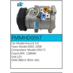 PartzBiz CE FMMHD0057 - Compressor for Honda - FMMHD0057 PartzBiz CE FMMHD0057 - Compressor for Honda - FMMHD0057