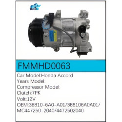 PartzBiz CE FMMHD0063 - Compressor for Honda - FMMHD0063 PartzBiz CE FMMHD0063 - Compressor for Honda - FMMHD0063