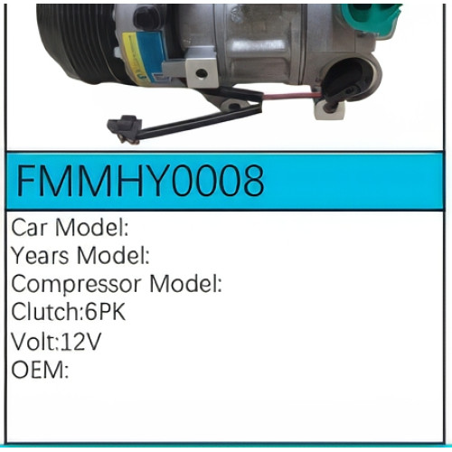 PartzBiz CE: -Compressor FMMHY0008 PartzBiz CE: -Compressor FMMHY0008