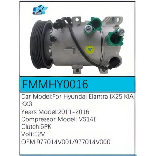 PartzBiz CE: -Compressor for Hyundai - FMMHY0016 PartzBiz CE: -Compressor for Hyundai - FMMHY0016