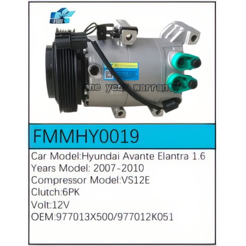 PartzBiz CE: -Compressor for Hyundai - FMMHY0019 PartzBiz CE: -Compressor for Hyundai - FMMHY0019