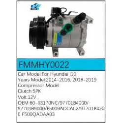PartzBiz CE FMMHY0022 - Compressor for Hyundai - FMMHY0022 PartzBiz CE FMMHY0022 - Compressor for Hyundai - FMMHY0022