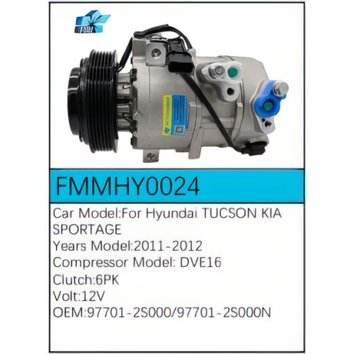 PartzBiz CE: -Compressor for  Hyundai - FMMHY0024