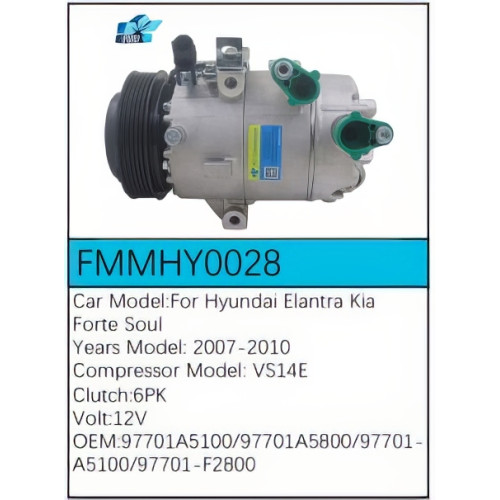 PartzBiz CE: -สำหรับคอมเพรสเซอร์ Hyundai - FMMHY0028 PartzBiz CE: -สำหรับคอมเพรสเซอร์ Hyundai - FMMHY0028
