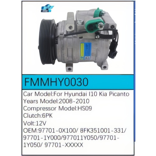 PartzBiz CE: -Compressor for  Hyundai - FMMHY0030