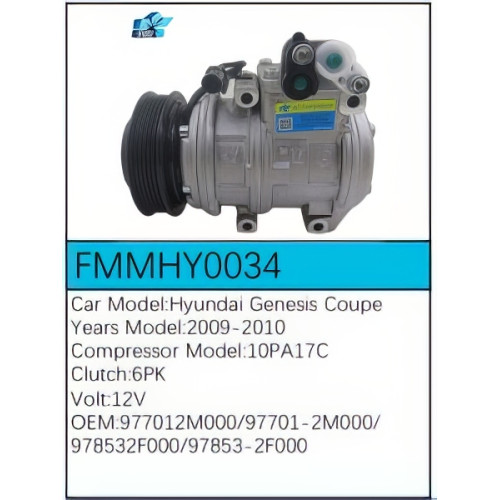 PartzBiz CE: -Compressor for  Hyundai - FMMHY0034