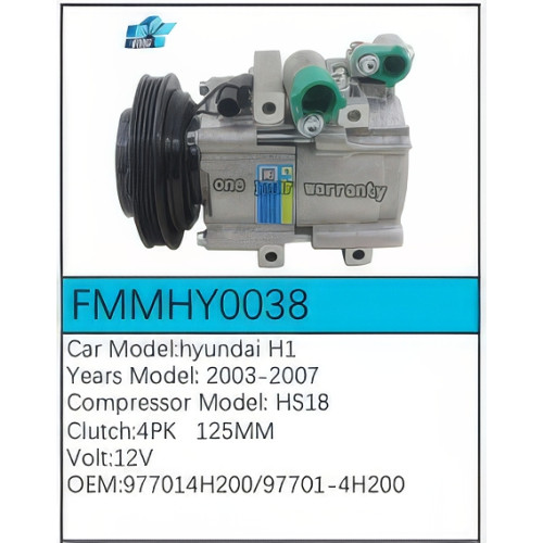 PartzBiz CE: -สำหรับคอมเพรสเซอร์ Hyundai - FMMHY0038 PartzBiz CE: -สำหรับคอมเพรสเซอร์ Hyundai - FMMHY0038