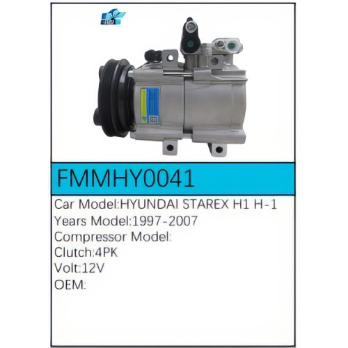 PartzBiz CE: -สำหรับคอมเพรสเซอร์ Hyundai - FMMHY0041 PartzBiz CE: -สำหรับคอมเพรสเซอร์ Hyundai - FMMHY0041