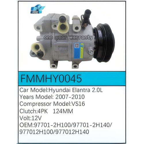 PartzBiz CE: -สำหรับคอมเพรสเซอร์ Hyundai - FMMHY0045 PartzBiz CE: -สำหรับคอมเพรสเซอร์ Hyundai - FMMHY0045