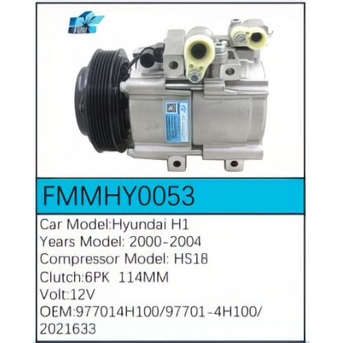 PartzBiz CE: -สำหรับคอมเพรสเซอร์ Hyundai - FMMHY0053 PartzBiz CE: -สำหรับคอมเพรสเซอร์ Hyundai - FMMHY0053