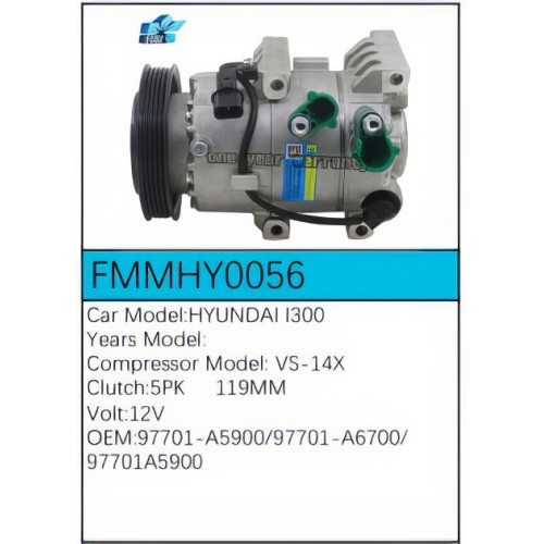 PartzBiz CE: -สำหรับคอมเพรสเซอร์ Hyundai - FMMHY0056 PartzBiz CE: -สำหรับคอมเพรสเซอร์ Hyundai - FMMHY0056