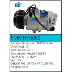 PartzBiz CE FMMHY0061 - สำหรับคอมเพรสเซอร์ Hyundai - FMMHY0061 PartzBiz CE FMMHY0061 - สำหรับคอมเพรสเซอร์ Hyundai - FMMHY0061