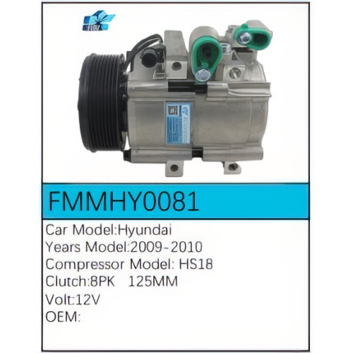 PartzBiz CE: -สำหรับคอมเพรสเซอร์ Hyundai - FMMHY0081 PartzBiz CE: -สำหรับคอมเพรสเซอร์ Hyundai - FMMHY0081
