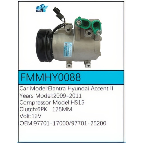 PartzBiz CE: -สำหรับคอมเพรสเซอร์ Hyundai - FMMHY0088 PartzBiz CE: -สำหรับคอมเพรสเซอร์ Hyundai - FMMHY0088