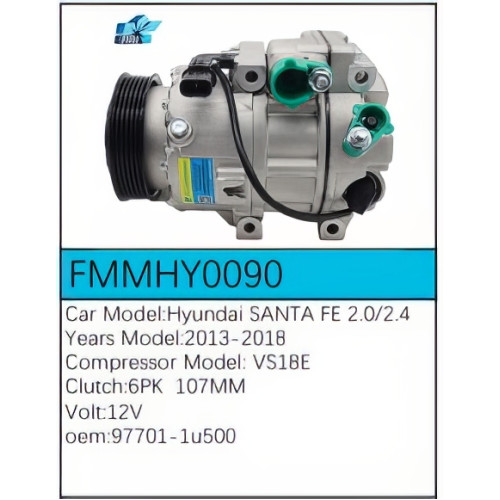 PartzBiz CE: -สำหรับคอมเพรสเซอร์ Hyundai - FMMHY0090 PartzBiz CE: -สำหรับคอมเพรสเซอร์ Hyundai - FMMHY0090