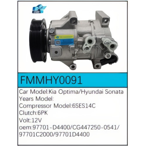 PartzBiz CE: -Compressor for Hyundai - FMMHY0091 PartzBiz CE: -Compressor for Hyundai - FMMHY0091