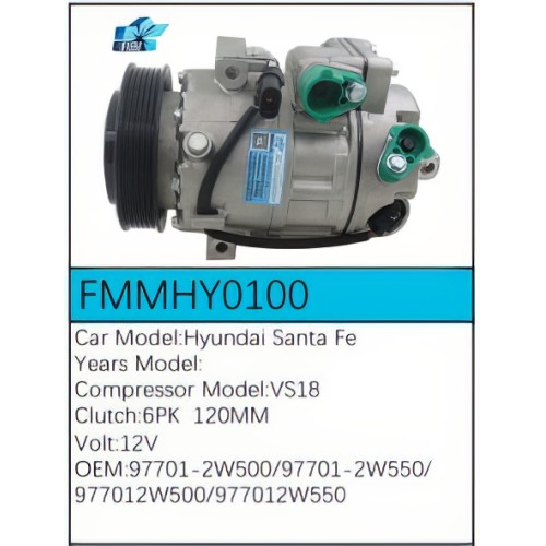 PartzBiz CE: -Compressor for Hyundai - FMMHY0100 PartzBiz CE: -Compressor for Hyundai - FMMHY0100