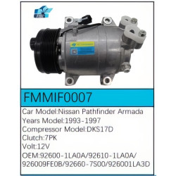 PartzBiz CE FMMIF0007 - Compressor for Infiniti - FMMIF0007 PartzBiz CE FMMIF0007 - Compressor for Infiniti - FMMIF0007