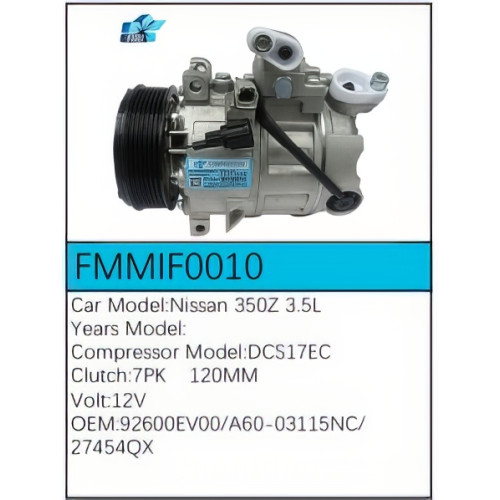PartzBiz CE: -Compressor for Infiniti - FMMIF0010 PartzBiz CE: -Compressor for Infiniti - FMMIF0010