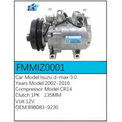 PartzBiz CE FMMIZ0001 - Compressor for Isuzu - FMMIZ0001 PartzBiz CE FMMIZ0001 - Compressor for Isuzu - FMMIZ0001