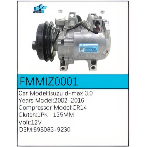 PartzBiz CE: -Compressor for Isuzu - FMMIZ0001 PartzBiz CE: -Compressor for Isuzu - FMMIZ0001