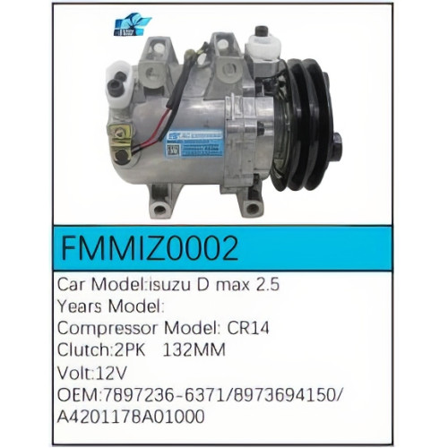 PartzBiz CE: -สำหรับคอมเพรสเซอร์ Isuzu - FMMIZ0002 PartzBiz CE: -สำหรับคอมเพรสเซอร์ Isuzu - FMMIZ0002