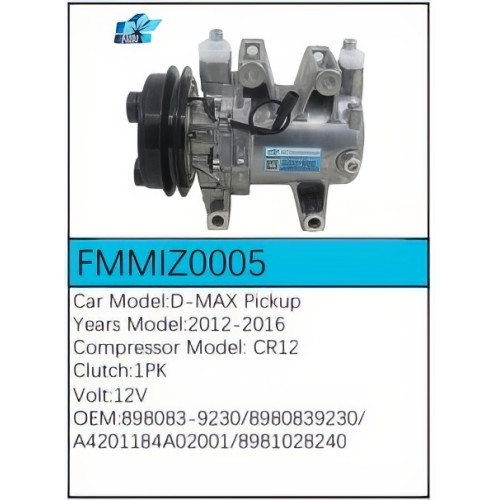 PartzBiz CE: -Compressor for Isuzu - FMMIZ0005 PartzBiz CE: -Compressor for Isuzu - FMMIZ0005
