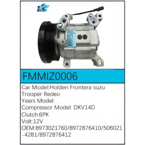 PartzBiz CE: -Compressor for  Isuzu - FMMIZ0006