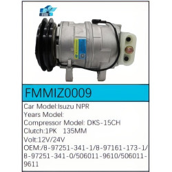 PartzBiz CE FMMIZ0009 - Compressor for Isuzu - FMMIZ0009 PartzBiz CE FMMIZ0009 - Compressor for Isuzu - FMMIZ0009