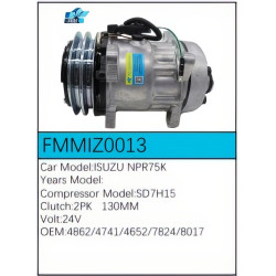 PartzBiz CE FMMIZ0013 - Compressor for Isuzu - FMMIZ0013 PartzBiz CE FMMIZ0013 - Compressor for Isuzu - FMMIZ0013