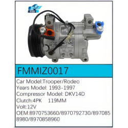 PartzBiz CE FMMIZ0017 - Compressor for Isuzu - FMMIZ0017 PartzBiz CE FMMIZ0017 - Compressor for Isuzu - FMMIZ0017