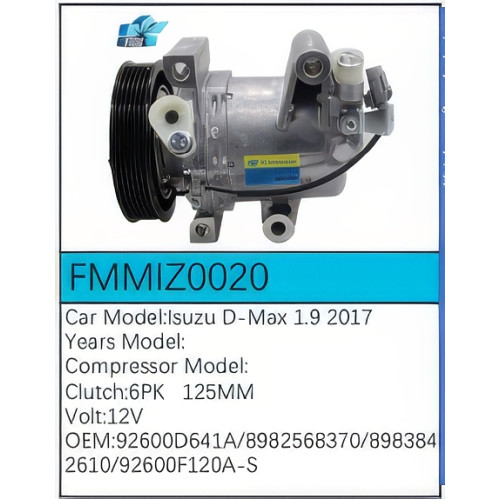 PartzBiz CE: -สำหรับคอมเพรสเซอร์ Isuzu - FMMIZ0020 PartzBiz CE: -สำหรับคอมเพรสเซอร์ Isuzu - FMMIZ0020