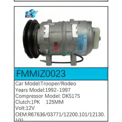 PartzBiz CE: -Compressor for Isuzu - FMMIZ0023 PartzBiz CE: -Compressor for Isuzu - FMMIZ0023