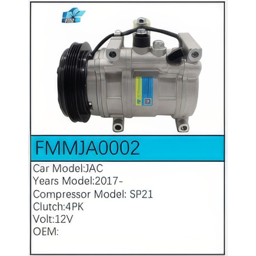 PartzBiz CE: -สำหรับคอมเพรสเซอร์ JAC - FMMJA0002 PartzBiz CE: -สำหรับคอมเพรสเซอร์ JAC - FMMJA0002