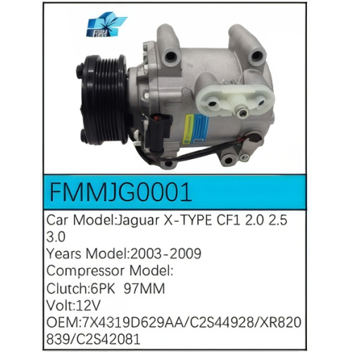 PartzBiz CE: -Compressor for Jaguar - FMMJG0001 PartzBiz CE: -Compressor for Jaguar - FMMJG0001