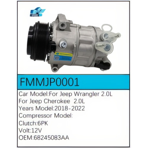PartzBiz CE: -Compressor for Jeep - FMMJP0001 PartzBiz CE: -Compressor for Jeep - FMMJP0001