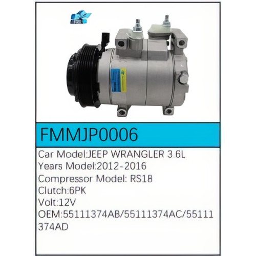 PartzBiz CE: -สำหรับคอมเพรสเซอร์ Jeep - FMMJP0006 PartzBiz CE: -สำหรับคอมเพรสเซอร์ Jeep - FMMJP0006