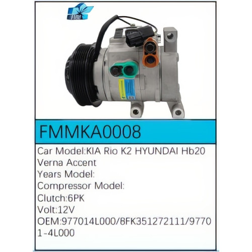 PartzBiz CE: -สำหรับคอมเพรสเซอร์ Kia - FMMKA0008 PartzBiz CE: -สำหรับคอมเพรสเซอร์ Kia - FMMKA0008
