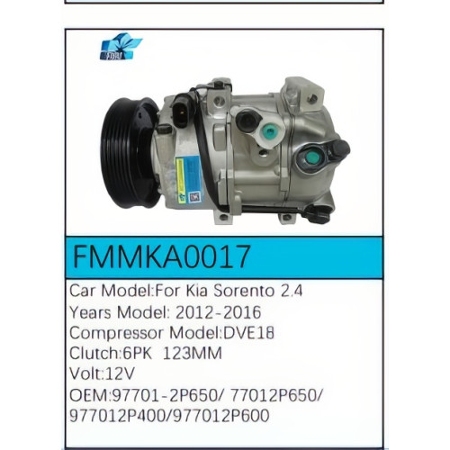 PartzBiz CE: -สำหรับคอมเพรสเซอร์ Kia - FMMKA0017 PartzBiz CE: -สำหรับคอมเพรสเซอร์ Kia - FMMKA0017