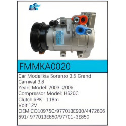 PartzBiz CE FMMKA0020 - สำหรับคอมเพรสเซอร์ Kia - FMMKA0020 PartzBiz CE FMMKA0020 - สำหรับคอมเพรสเซอร์ Kia - FMMKA0020