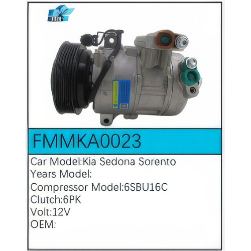 PartzBiz CE: -Compressor for Kia - FMMKA0023 PartzBiz CE: -Compressor for Kia - FMMKA0023