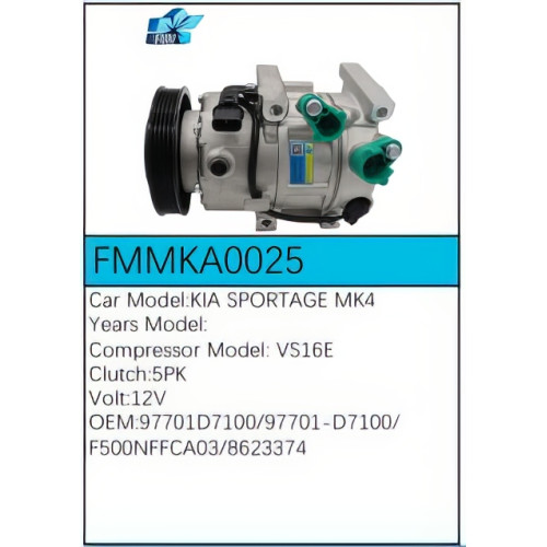 PartzBiz CE: -สำหรับคอมเพรสเซอร์ Kia - FMMKA0025 PartzBiz CE: -สำหรับคอมเพรสเซอร์ Kia - FMMKA0025
