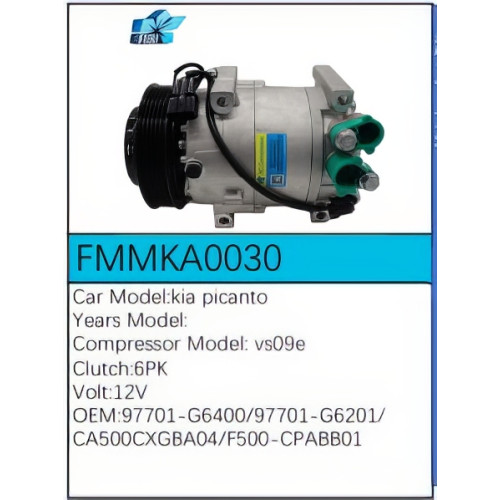PartzBiz CE: -Compressor for Kia - FMMKA0030 PartzBiz CE: -Compressor for Kia - FMMKA0030