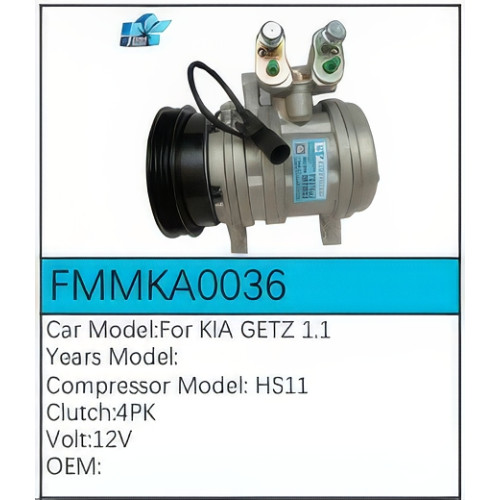 PartzBiz CE: -สำหรับคอมเพรสเซอร์ Kia - FMMKA0036 PartzBiz CE: -สำหรับคอมเพรสเซอร์ Kia - FMMKA0036