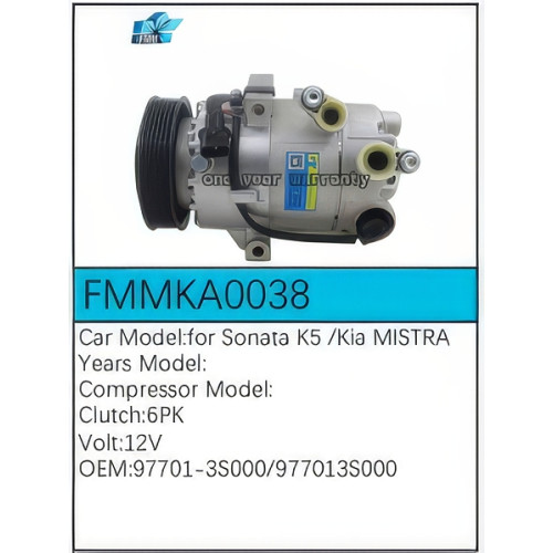 PartzBiz CE: -Compressor for Kia - FMMKA0038 PartzBiz CE: -Compressor for Kia - FMMKA0038