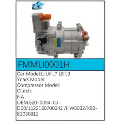 PartzBiz CE FMMLI0001H - สำหรับคอมเพรสเซอร์ Li Auto - FMMLI0001H PartzBiz CE FMMLI0001H - สำหรับคอมเพรสเซอร์ Li Auto - FMMLI0001H