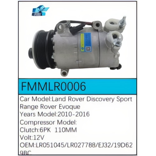 PartzBiz CE: -สำหรับคอมเพรสเซอร์ Land Rover - FMMLR0006
